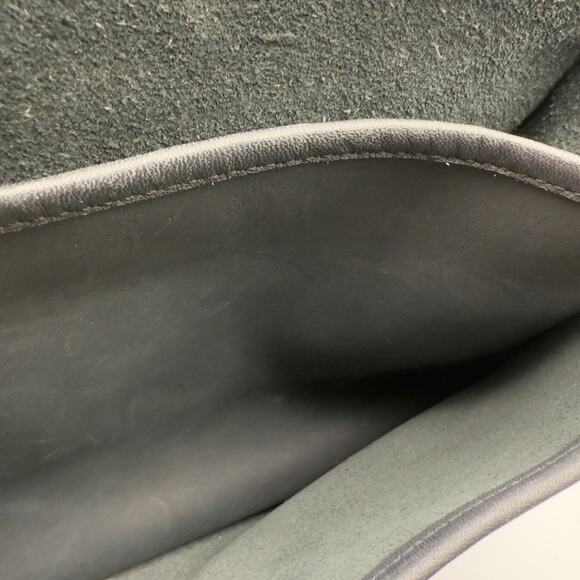 Vintage Coach NYC Black Leather Spectator Shoulder Bag Turnlock Adjustable Strap - Picture 7 of 7